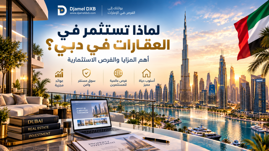 لماذا تستثمر في عقارات دبي؟ دليل شامل للاستثمار العقاري في الإمارات