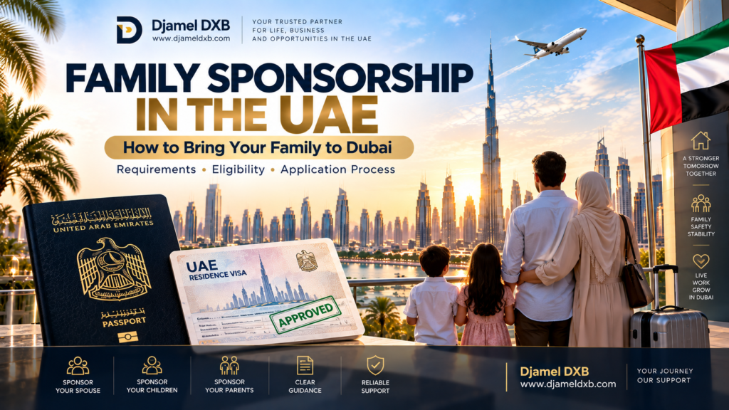 Family Sponsorship in the UAE 2026: How to Bring Your Family to Dubai