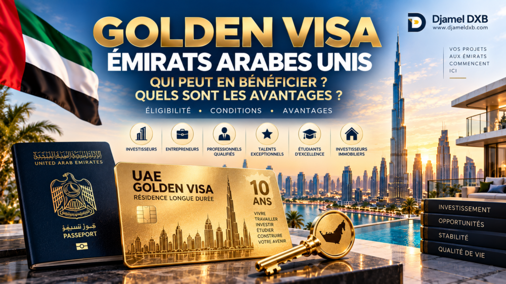 Golden Visa Dubaï 2026 : Qui peut l&rsquo;obtenir et quels sont ses avantages ?