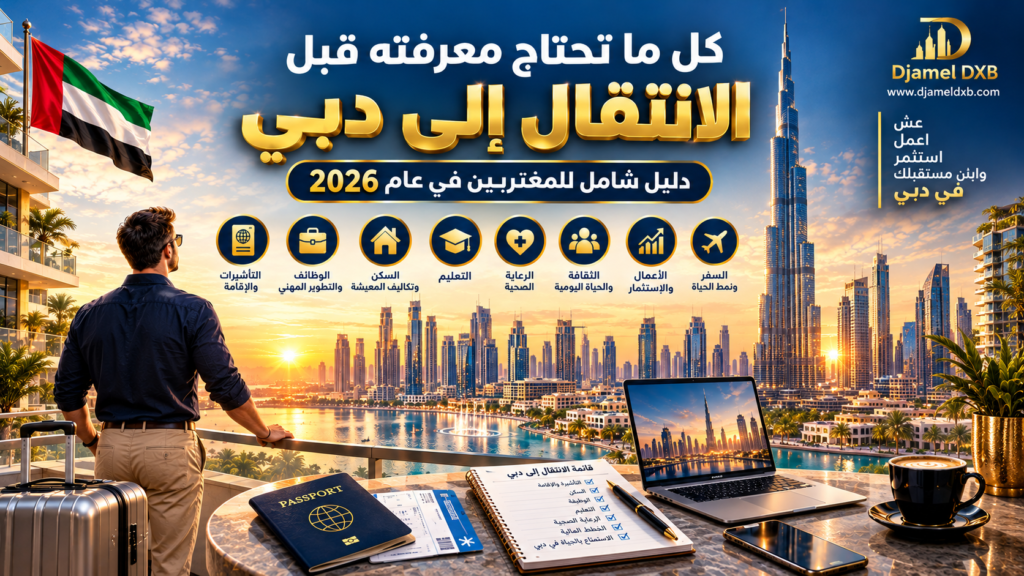 أشياء يجب معرفتها قبل الانتقال إلى دبي: دليل شامل للعيش في الإمارات 2026
